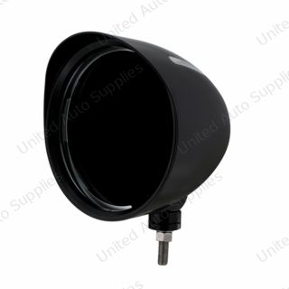 Black "BILLET" Style Groove Headlight Housing With Visor
