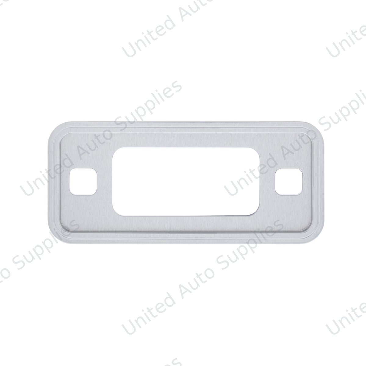 Clear Anodized Billet Aluminum Side Marker Light Bezel For 1970-77 Ford Bronco