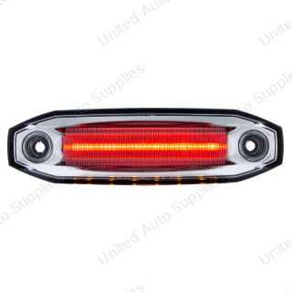 6 Red LED Light (Clearance/Marker) With 6 Amber LED Side Ditch Light