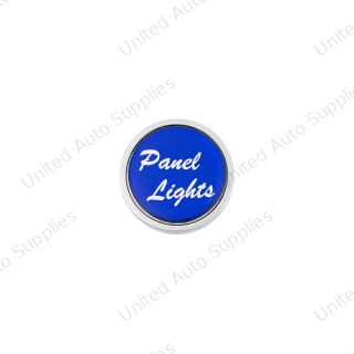 "Panel Lights" Dash Knob - Blue Glossy Sticker