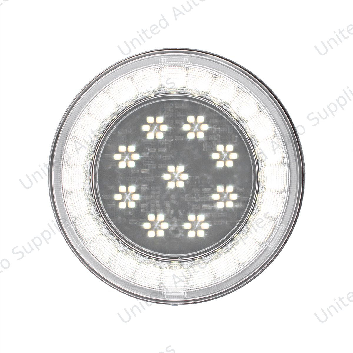33 LED 4" Round Lumos Light S-Series (Back-Up) - White LED/Clear Lens