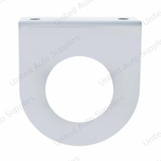 Stainless Light Bracket With Single 2" Light Cutout