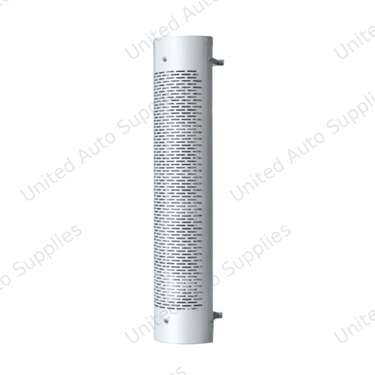 48" Tall 270 Degree Stainless Exhaust Muffler Shield For 9" Diameter Exhaust - Horizontal Slot