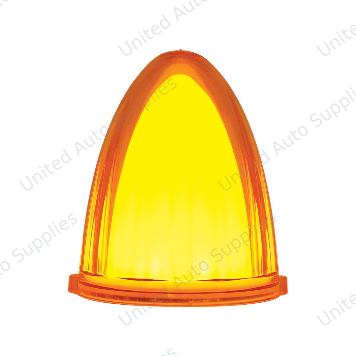 GloLight 9 LED Dual Function Watermelon Grakon 1000 Style Cab Light - Amber LED/Amber Lens