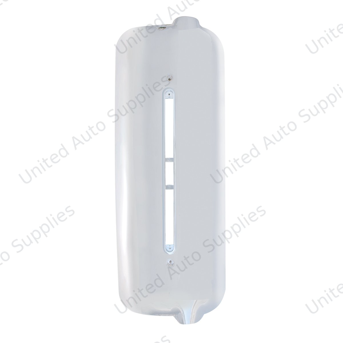 Chrome Plastic Mirror Cover With LED Cutout For 2005 & Older Freightliner Century - Passenger
