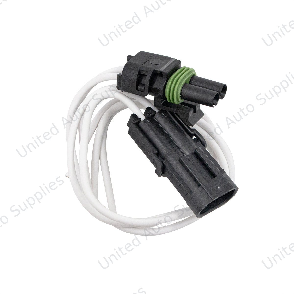 14 AWG Weather Pack Assembly M/FM Double Cavity, 1 Set.