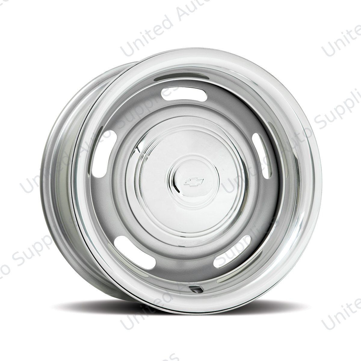 15" X 7", 5 X 4-3/4" Bolt Pattern, With 4-1/4" Backspacing 30-Series Corvette Rallye Style Wheel