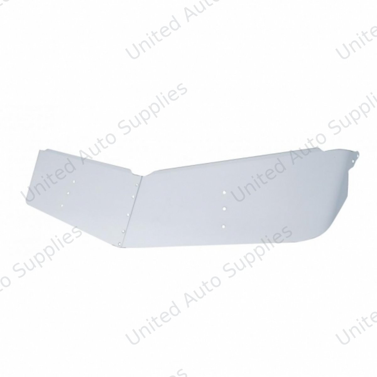 13" Stainless Low Roof Drop Sunvisor For 2004-2007 Peterbilt 379 With Low Roof