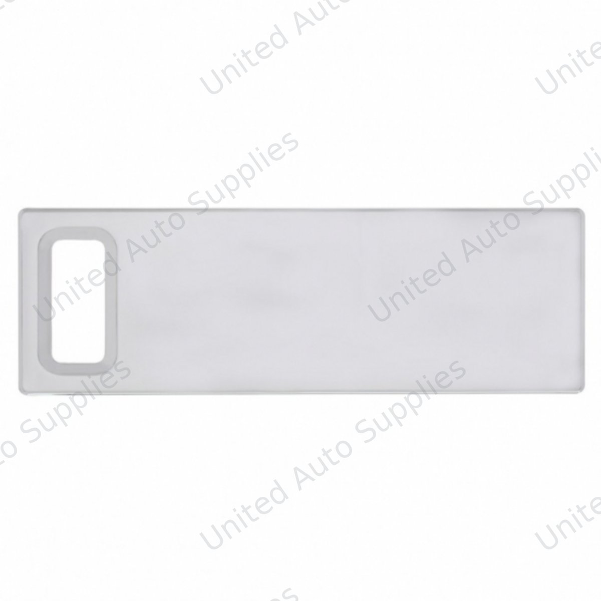 Chrome Plastic Dash Switch Panel Cover For International - 1 Opening