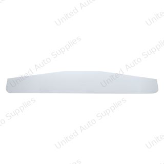 4" X 24" Chrome Standard Bottom Mud Flap Plate - Welded Stud (Card of 2)