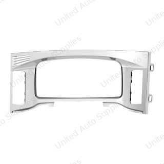 Chrome Plastic Center Dash Instrument Bezel For 2018-2023 Freightliner Cascadia
