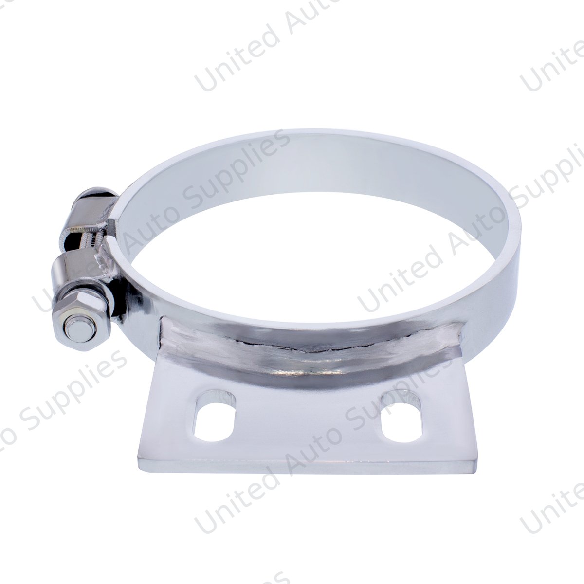 5" Chrome Cab Exhaust Clamp For Peterbilt