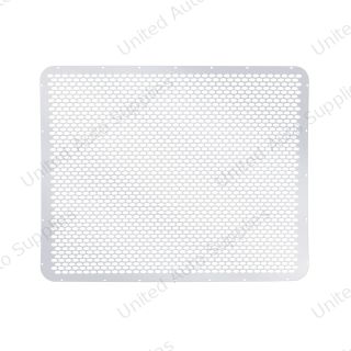 430 Stainless Grille Mesh For Peterbilt 379 With Short Hood - Alternating Oval Holes