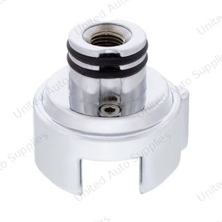 Gearshift Adapter W/LED Mount For Eaton-Fuller 13/15/18 Speed - Chrome/Vertical (Bulk)
