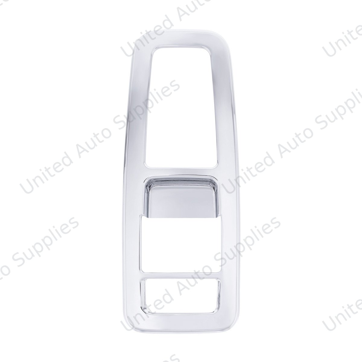 Chrome Plastic Door Switch Cover For 2013-2024 Kenworth T680-Driver (With Power Mirrors)