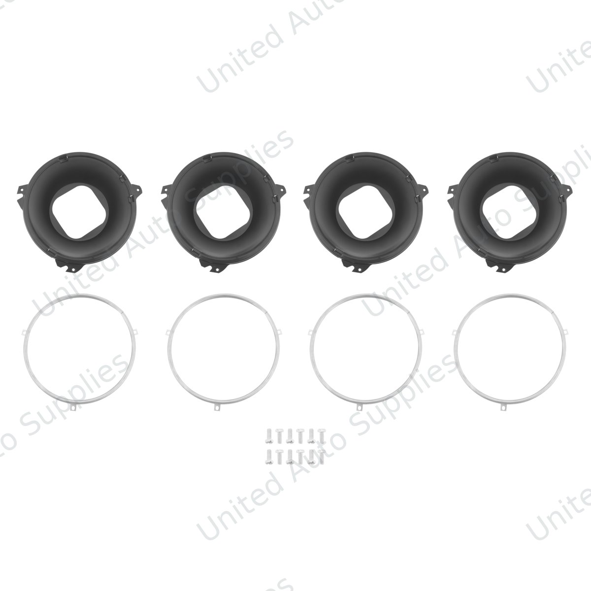 Headlight Mounting Bucket Set For 1967-72 GMC Truck (8/Set)