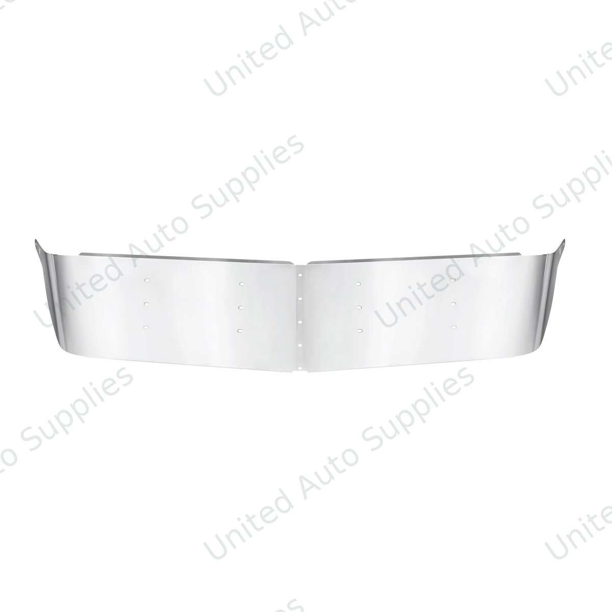 13-1/2" Stainless Curved Drop Visor For 1995-2006 Kenworth W900