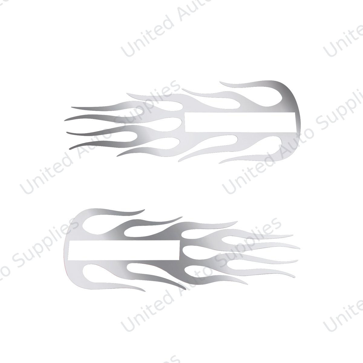 Stainless Hood Emblem Accent Flame For All Kenworth Models