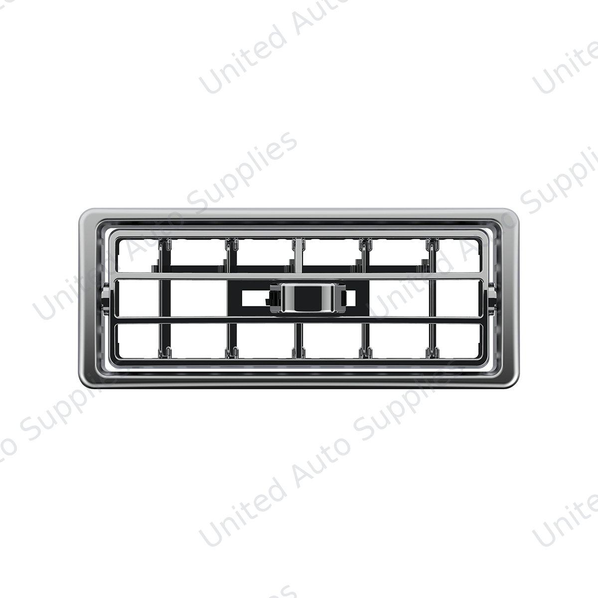 Chrome Plastic A/C Vent For 2002-2005 Kenworth W900/T800/T600 - Center