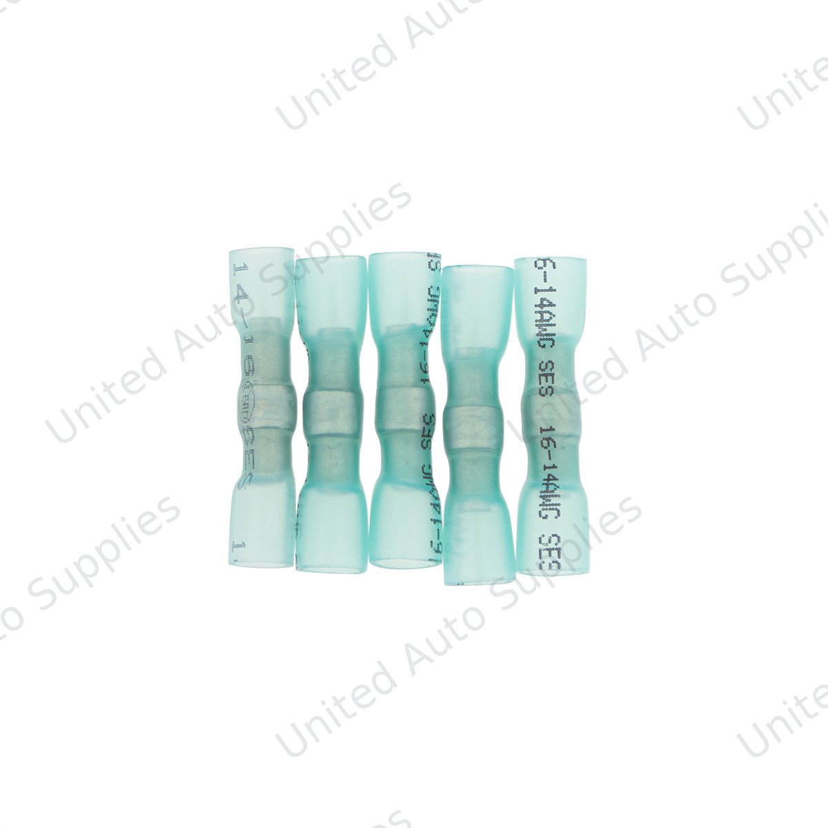 16-14 AWG CSS Heat Shrink Butt Connector - Blue (5-Pack)