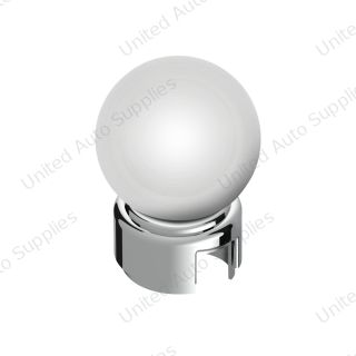 Thread-On Bristol Gearshift Knob with 13/15/18 Speed Adapter-Clear Anodized