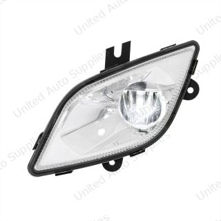 Chrome Single LED Fog Light For 2018-2024 Freightliner Cascadia - Driver - Competition Series