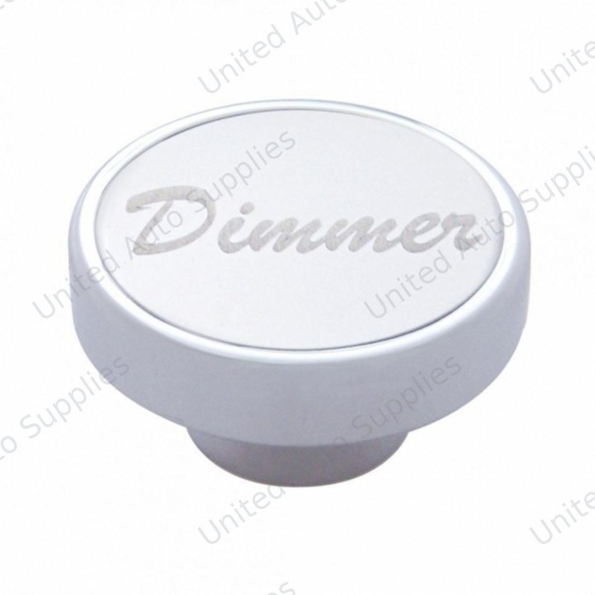 "Dimmer" Dash Knob With Stainless Plaque