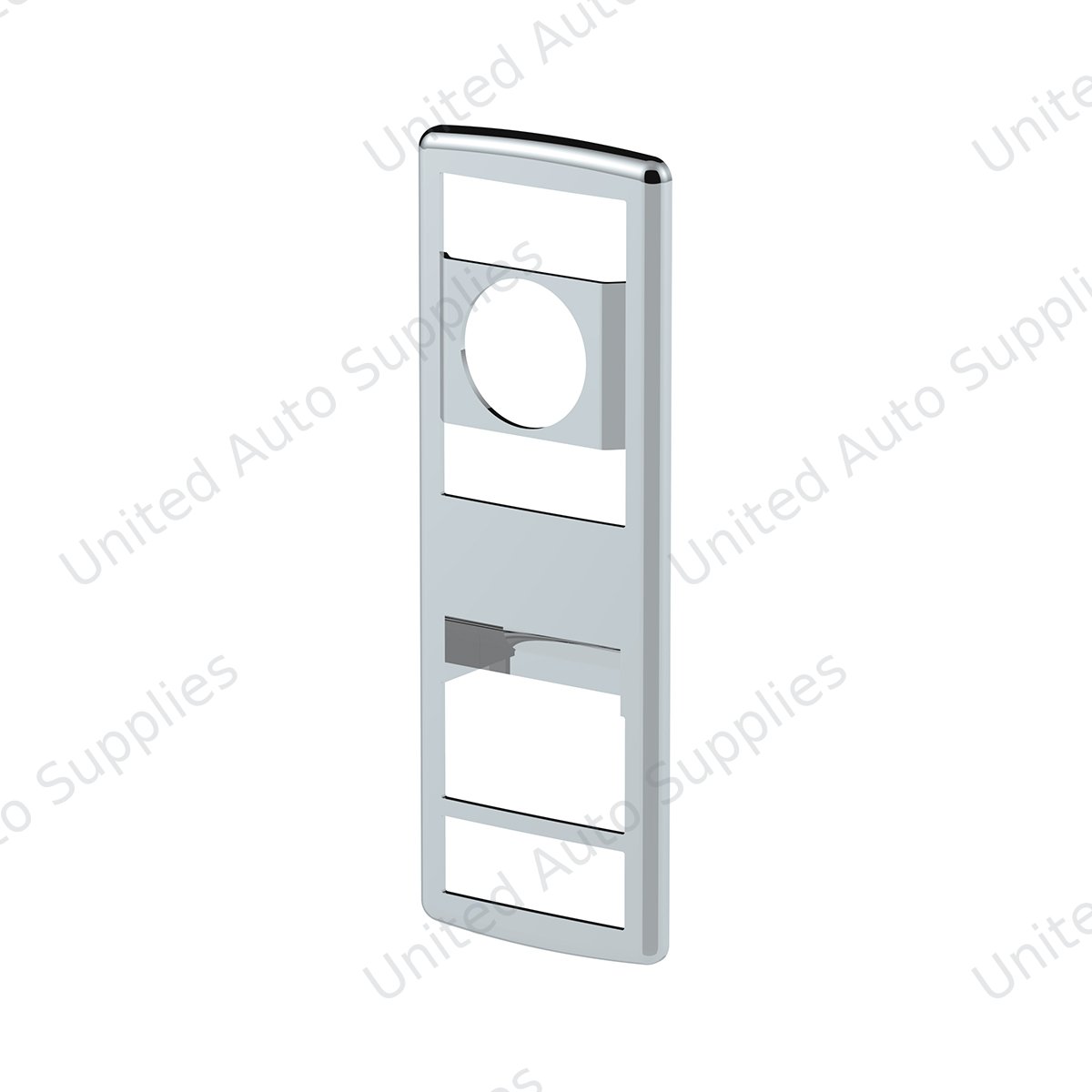 Chrome Door Switch Cover With Power Windows/Mirrors/Door Locks For 2018-2026 Freightliner Cascadia - Driver