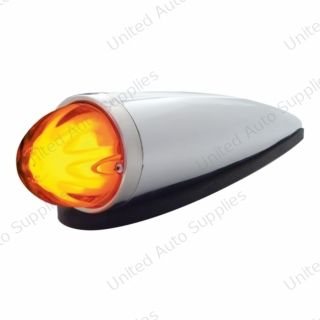 9 LED Dual Function GloLight Watermelon Cab Light Kit - Amber LED/Amber Lens
