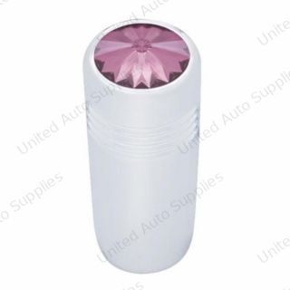 1-5/8" Short Toggle Switch Extension With Color Crystal - Purple Crystal