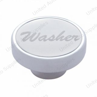 "Washer" Dash Knob With Stainless Plaque