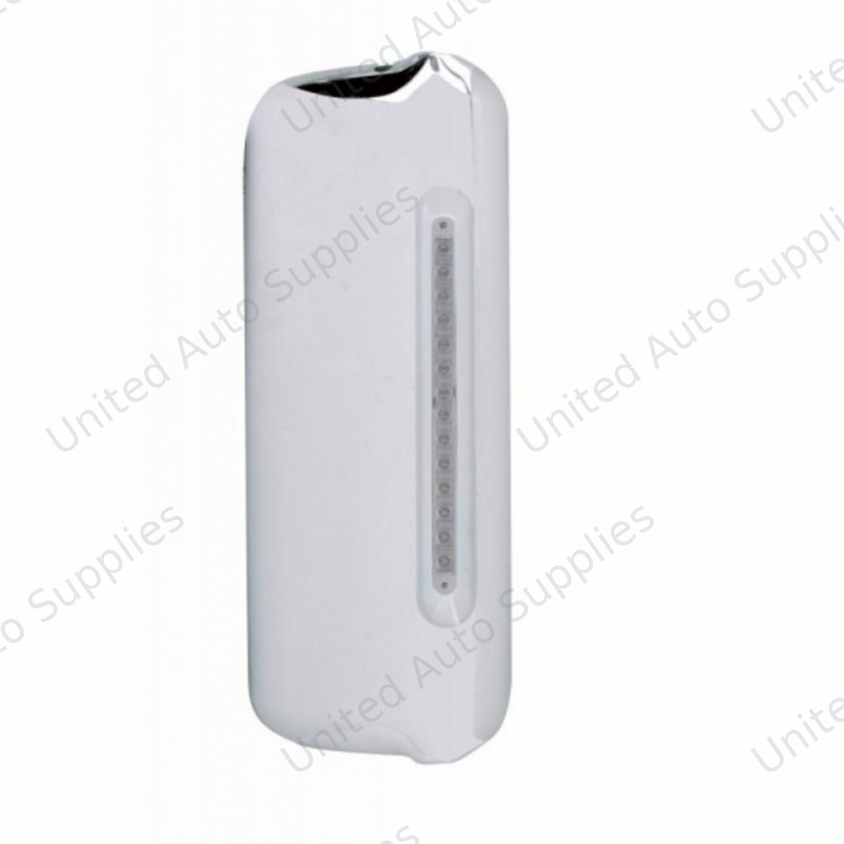 Mirror Cover With 14 LED 12" Light Bar For 2005+ Freightliner (Passenger) - Amber LED/Clear Lens
