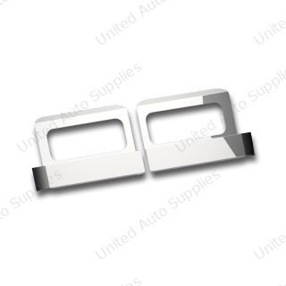 Stainless Fender Guard With Curved End & Headlight Accent For 1998-18 Western Star Constellation