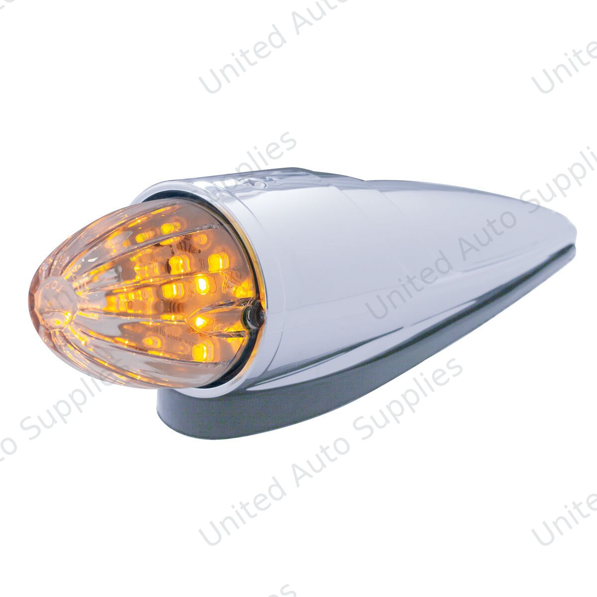 19 LED Watermelon Grakon 1000 Style Cab Light Kit - Amber LED/Clear Lens