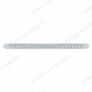 23 SMD LED 17-1/4" Reflector Turn Signal Light Bar Only - Amber LED/Clear Lens (Bulk)