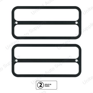 Billet Deluxe Side Marker Bezel For 1968-1972 Chevrolet & GMC Trucks-Black Anodized(Pair)