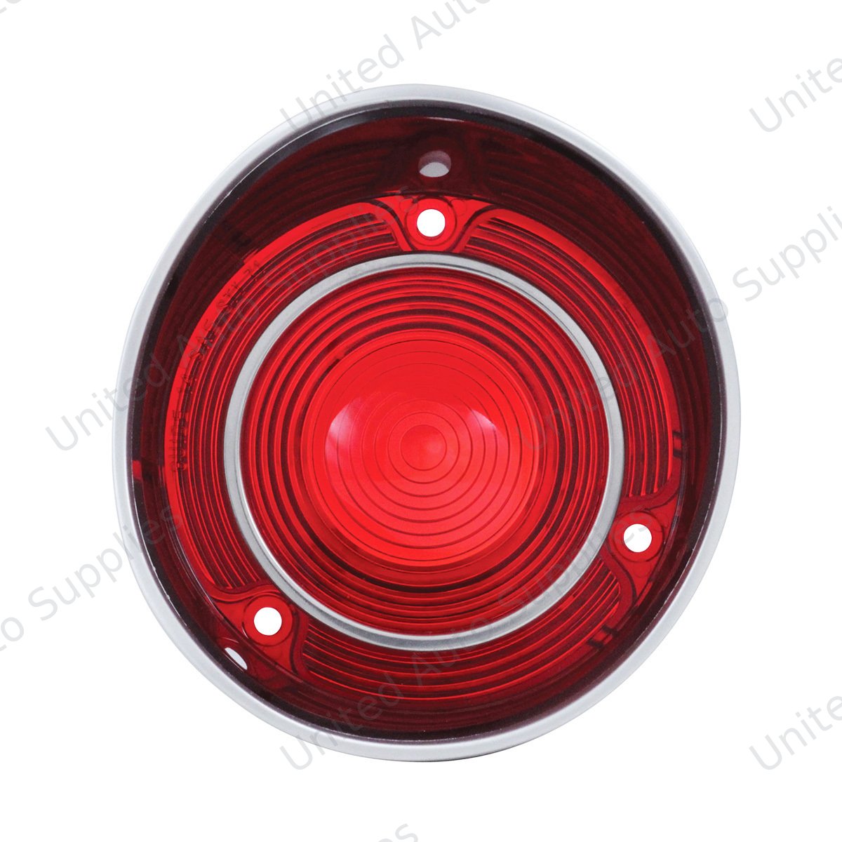 Tail Light Lens With Stainless Steel Trim For 1971 Chevy Malibu/Chevelle "SS" - R/H