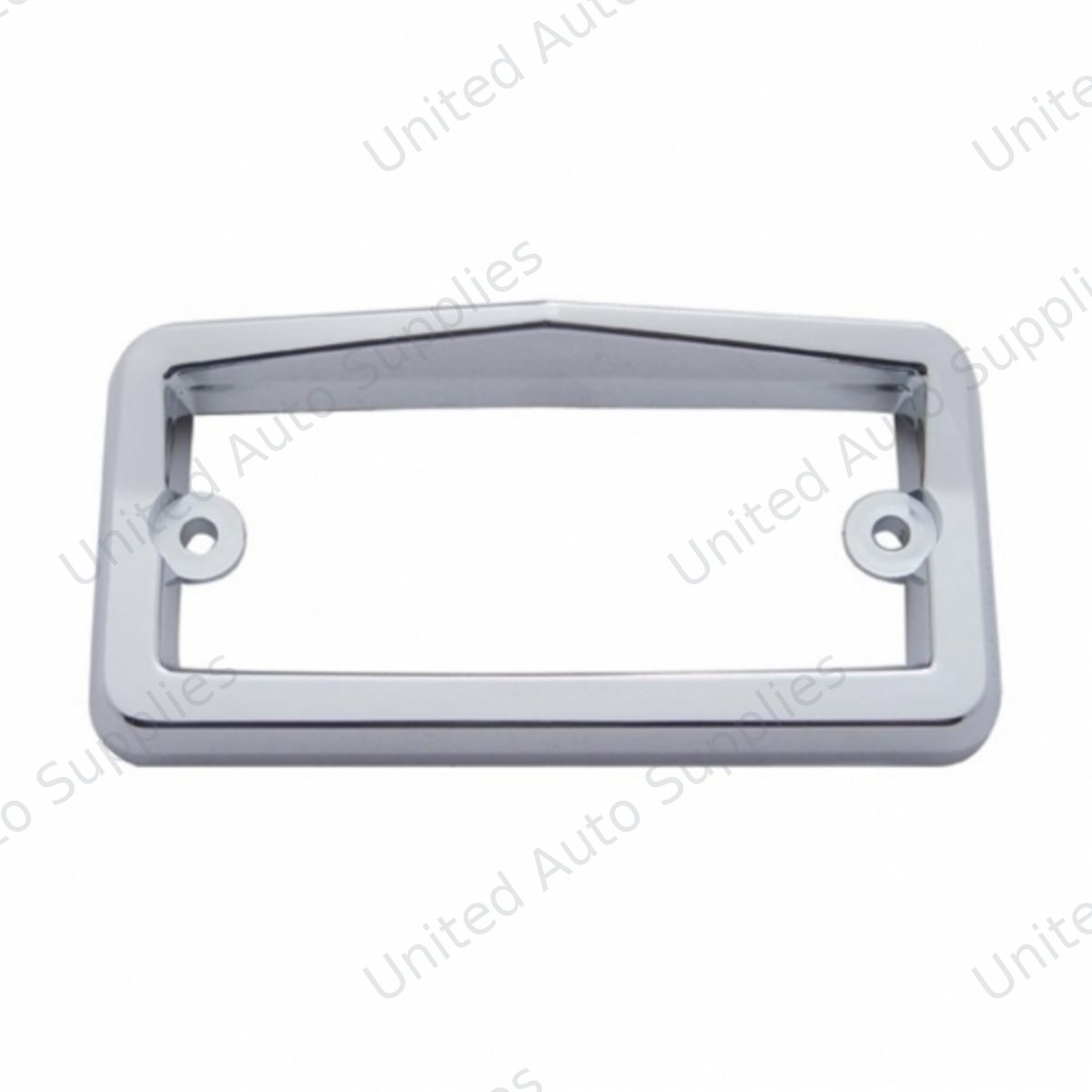 Chrome Plastic Rectangular Visor Light Bezel For Freightliner