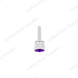 Dash Screw With Purple Crystal For 2008-2017 Freightliner Cascadia