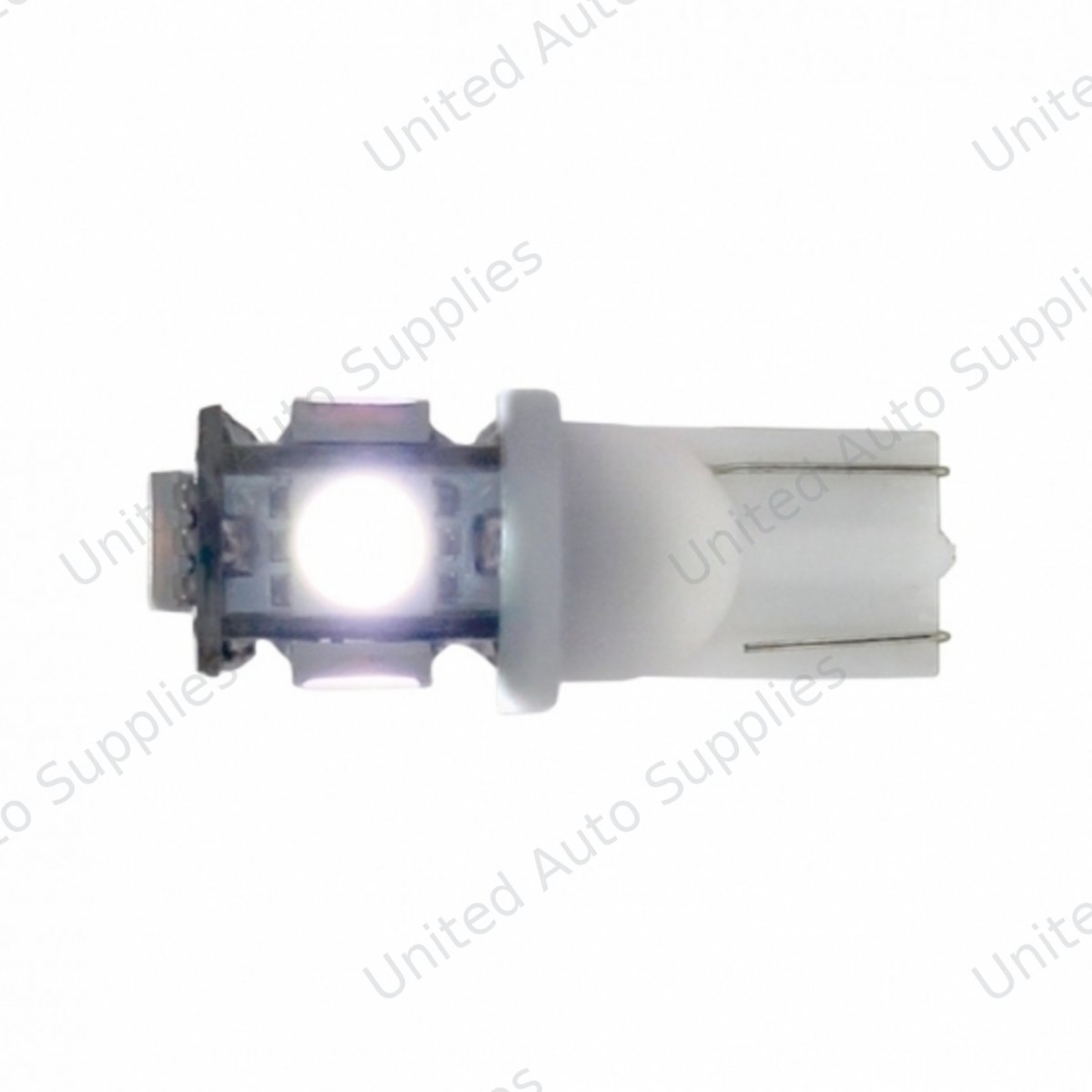 5 High Power LED 360 Degree 194 Bulb - White (2-Pack)