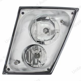 Chrome Fog/Driving Light Assembly For 2003-2017 Volvo VN/VNL - Driver
