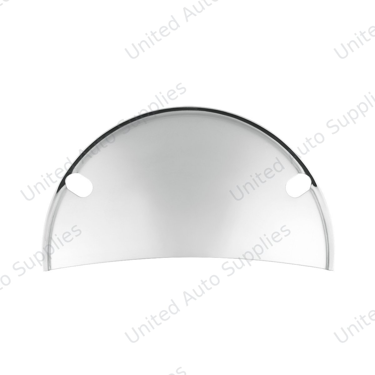 Chrome Half-Moon Shield For 5-3/4" Headlight (Pair)