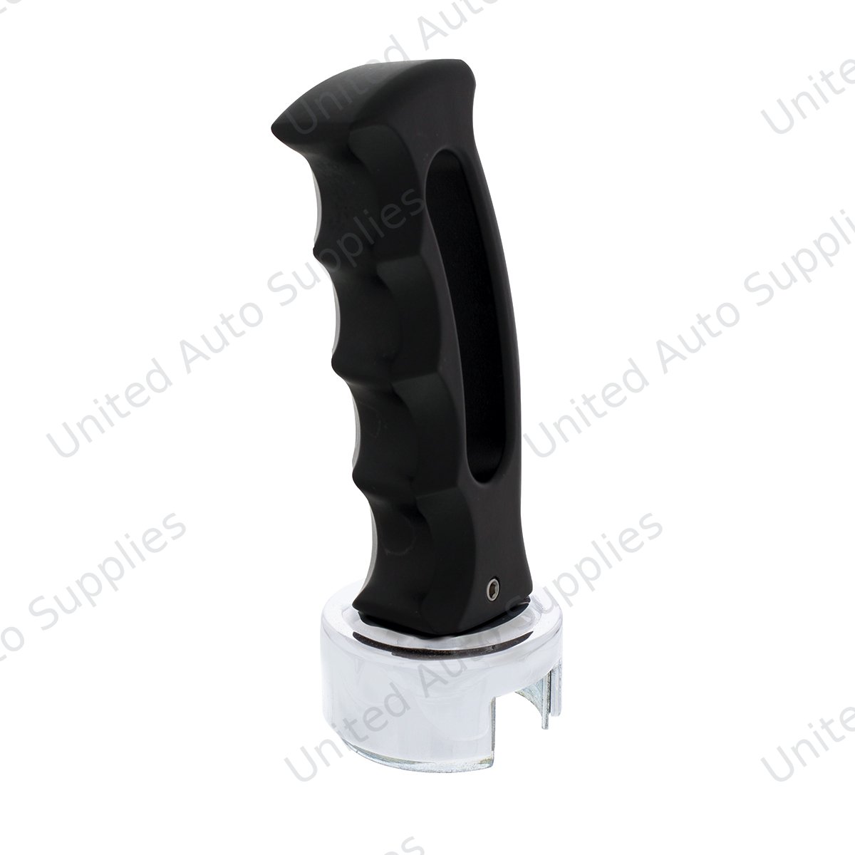 Slot Style Gearshift Knob With 13/15/18 Speed Adapter - Black